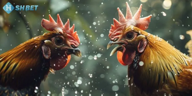 Một trận đá gà được tổ chức theo hình thức đấu loại trực tiếp