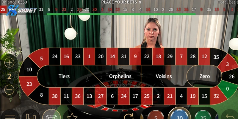 Một số loại bàn Roulette phổ biến tại Shbet